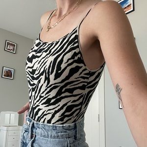 Zebra bodysuit